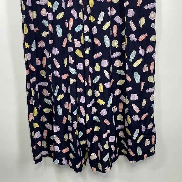 Vintage E.D Michaels By Melanie Drucker Perfume Bottle Navy Blue Dress Size 10 - Picture 4 of 13